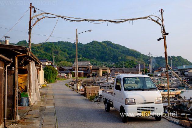 軽トラックの風景写真