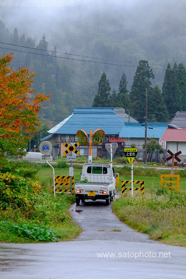 軽トラックの風景写真