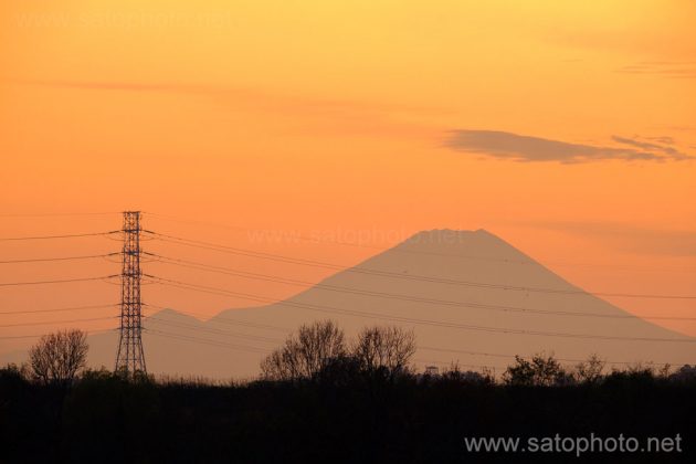 戸田市からの富士山
